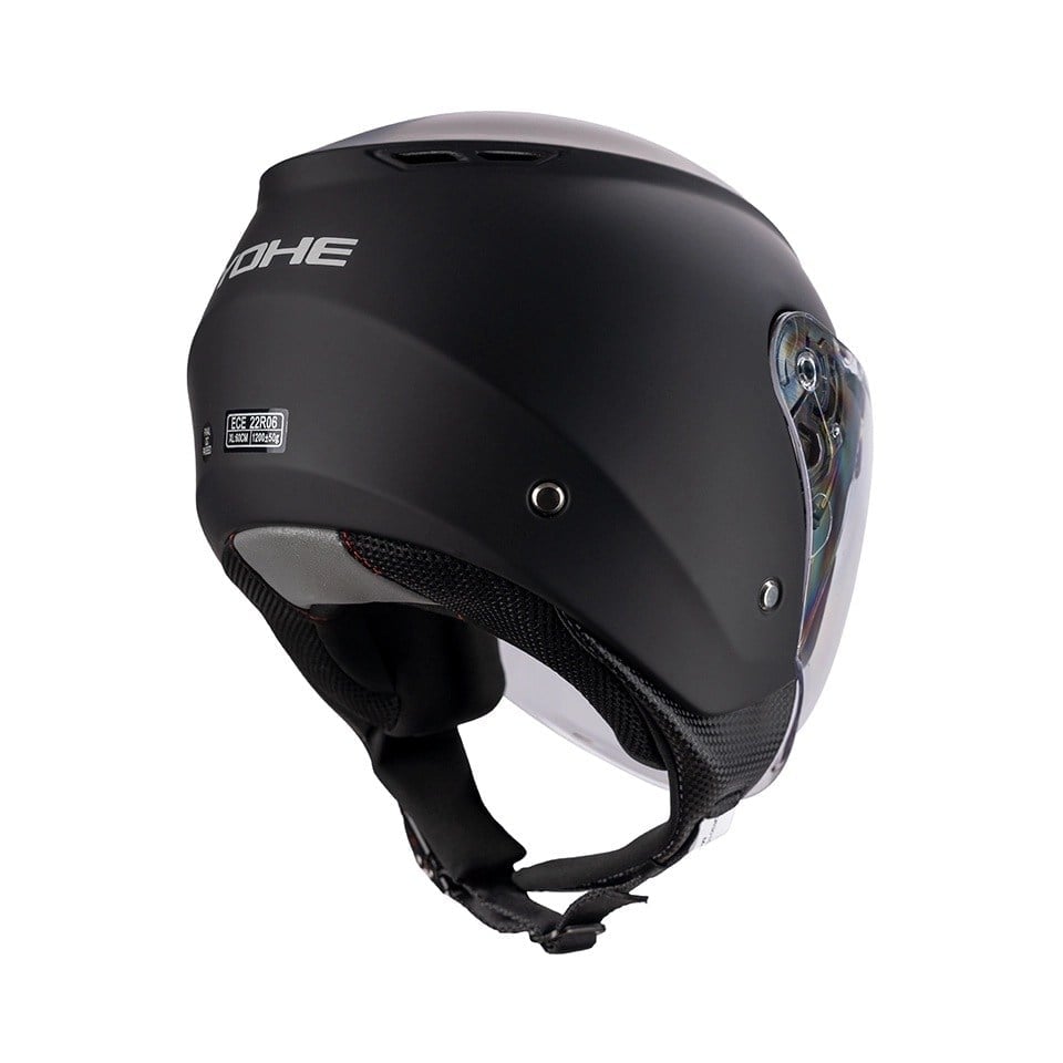 YOHE MOTOSİKLET KASKI 852-MATT-BLACK