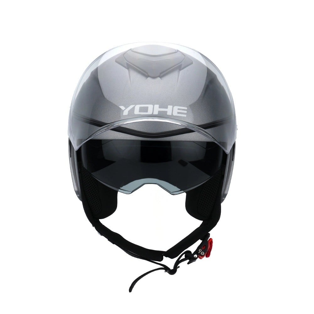 YOHE MOTOSİKLET KASKI 852-MATT-SOLID-TITANIUM