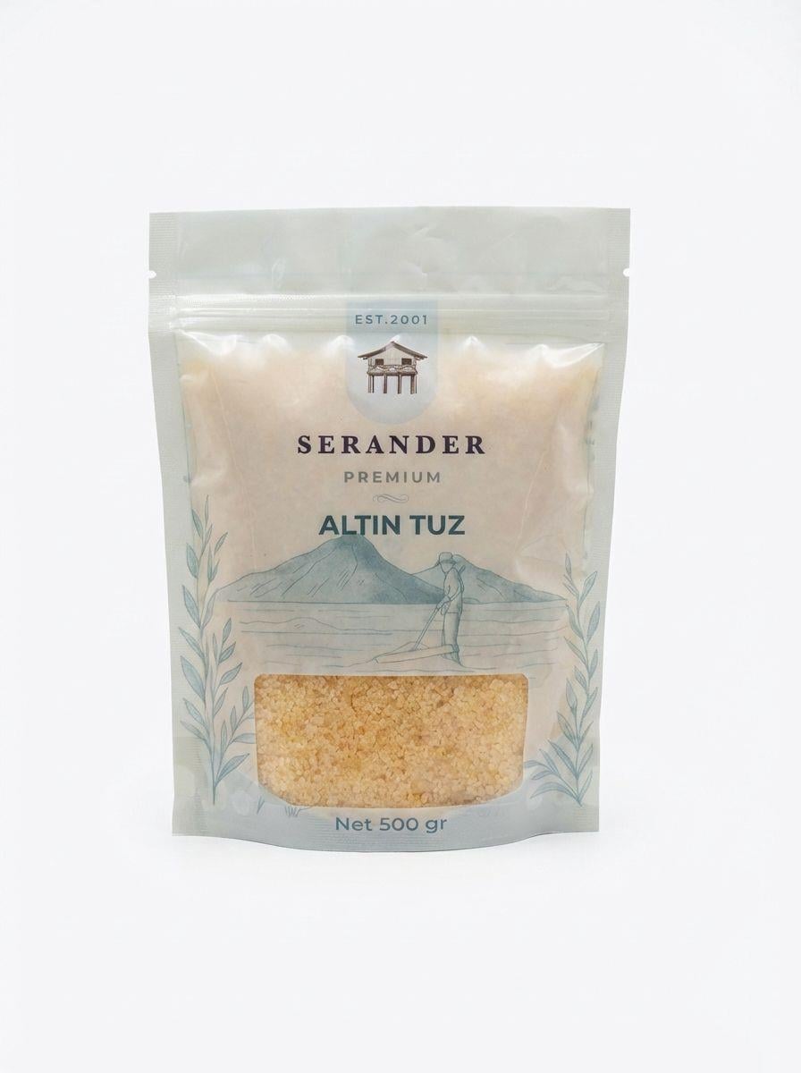 SERANDER ALTIN TUZ 500gr (Sofrada Öğütme)