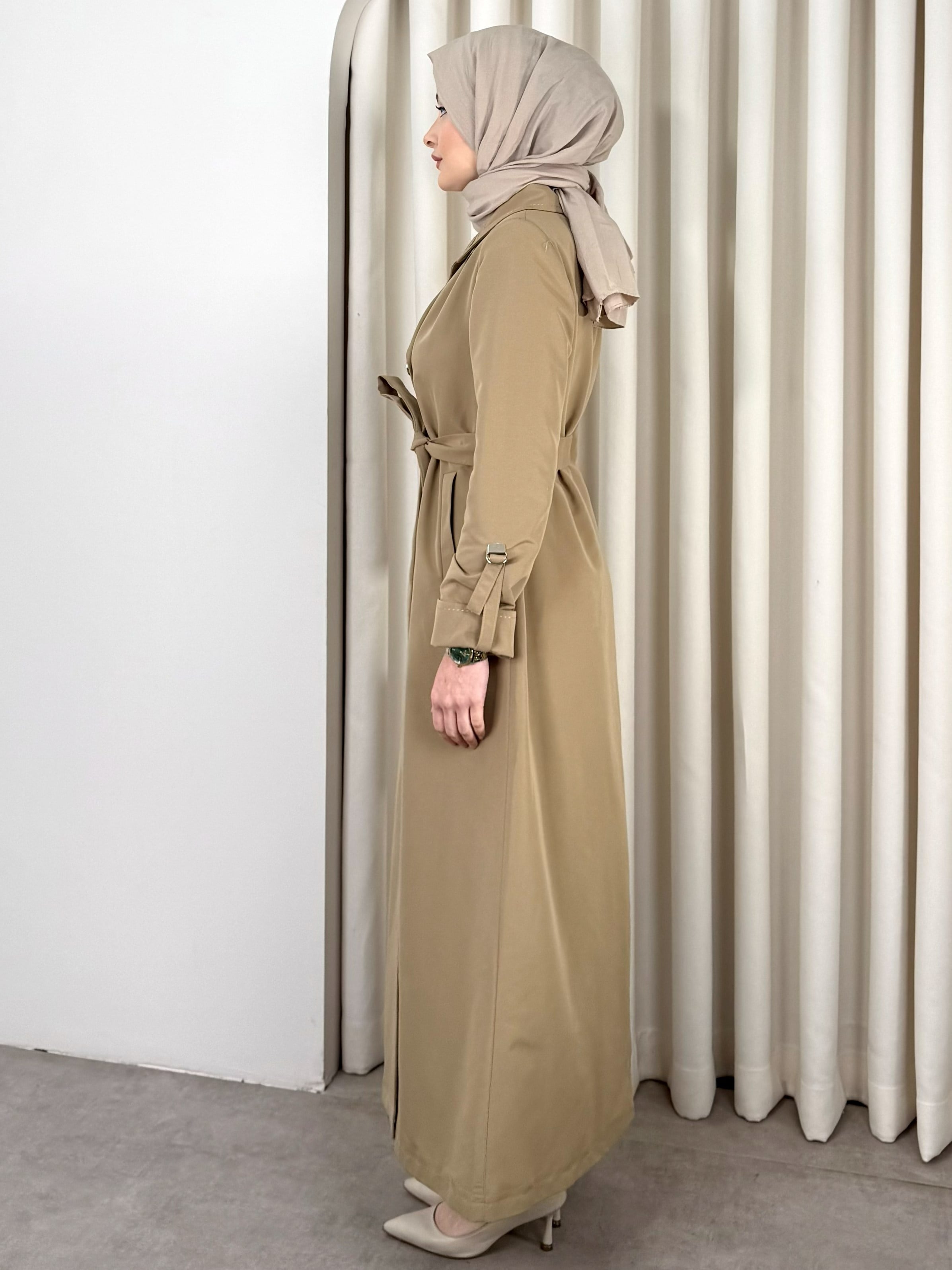 ASİL TRENCH CAMEL