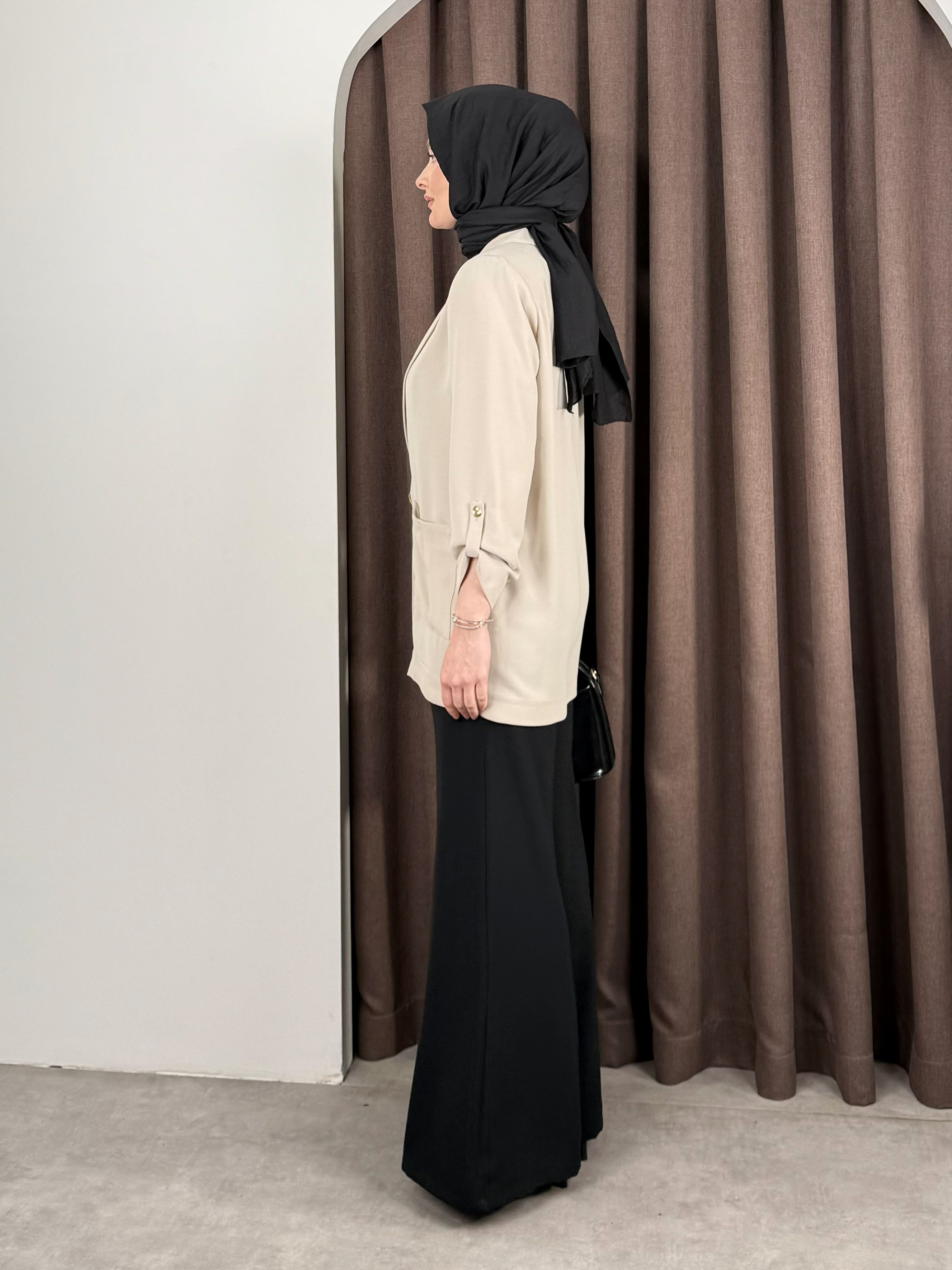 BLAZER CEKET BEJ