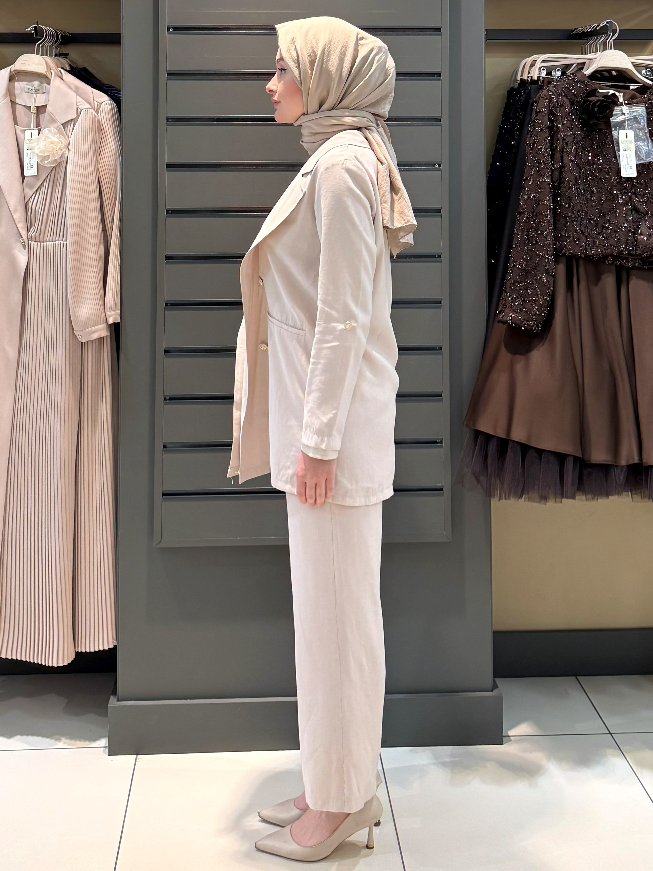BLAZER CEKET TAKIM BEJ