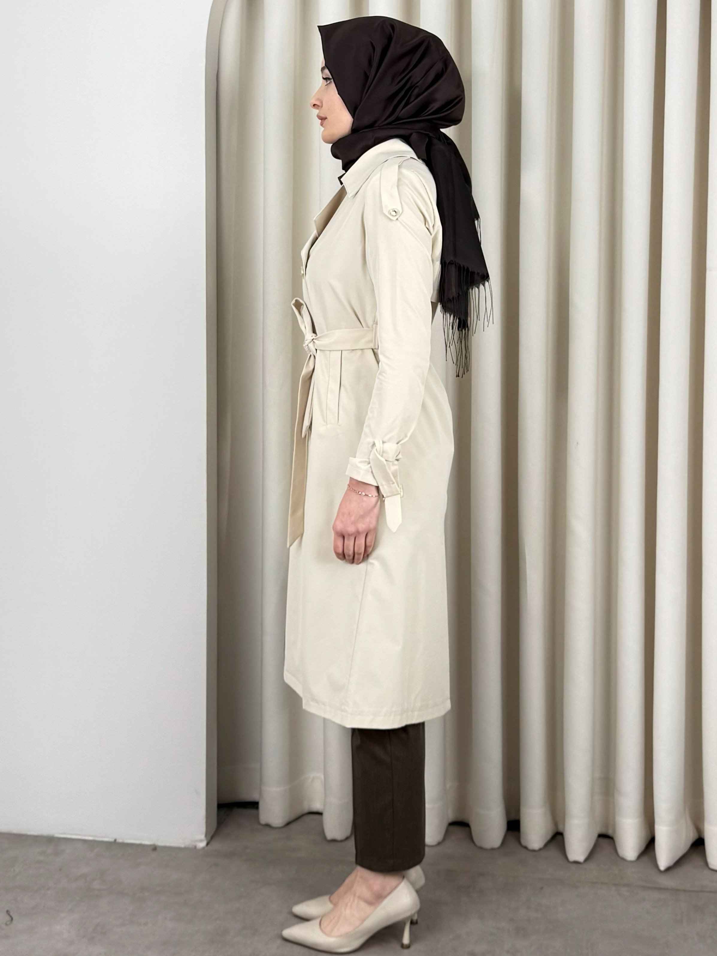ESİLA TRENCH BEJ