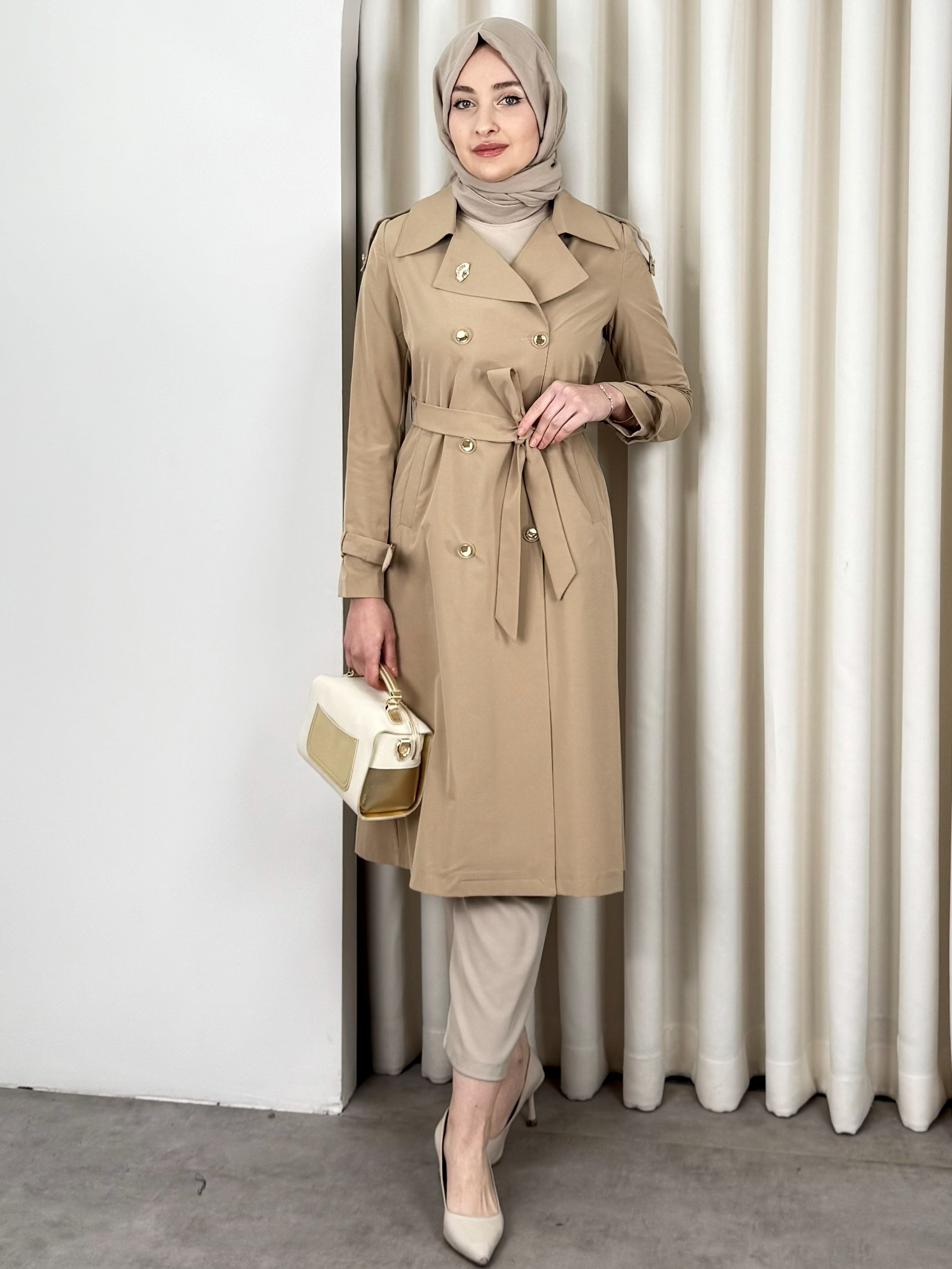 ESİLA TRENCH CAMEL