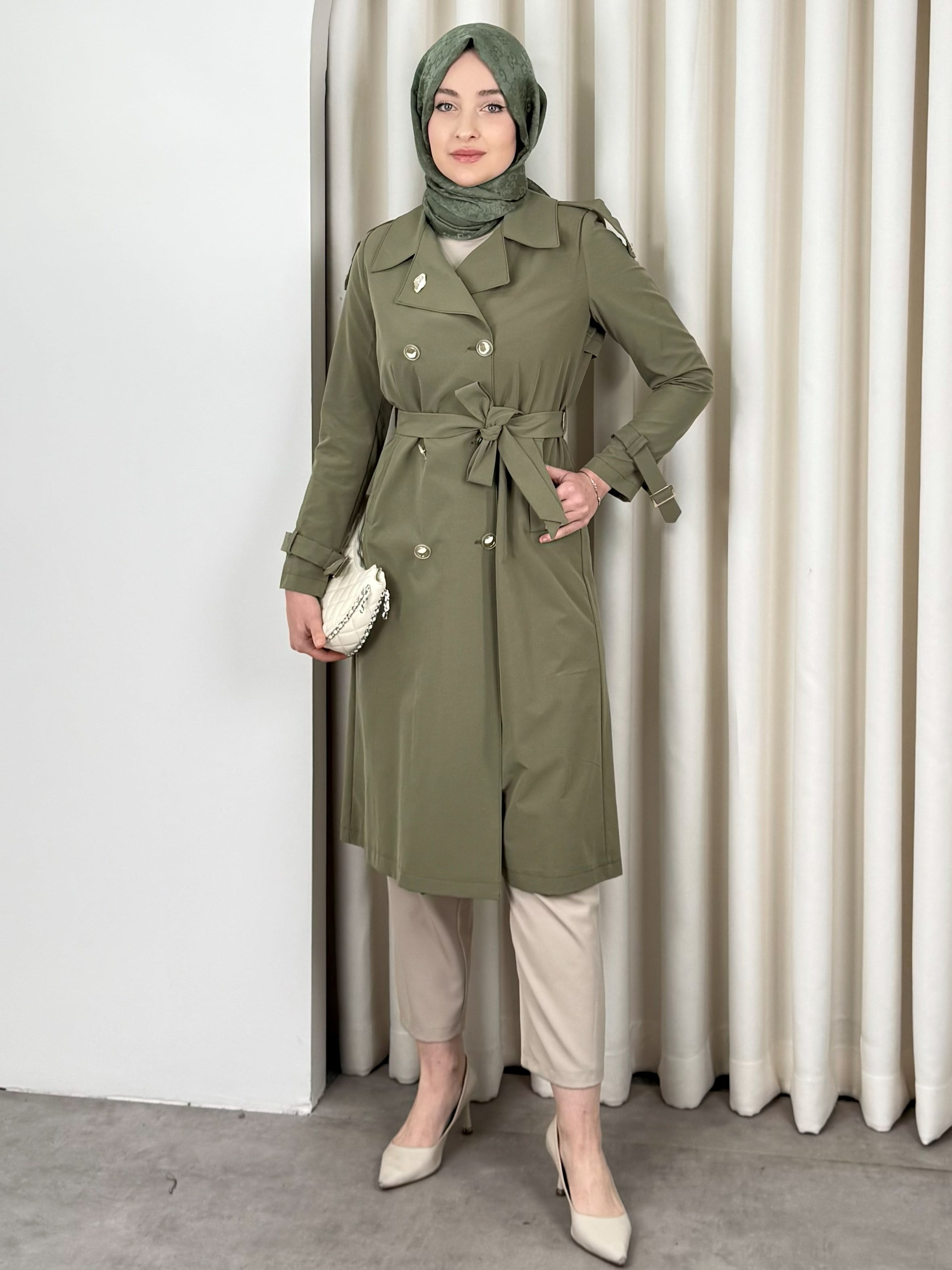 ESİLA TRENCH HAKİ