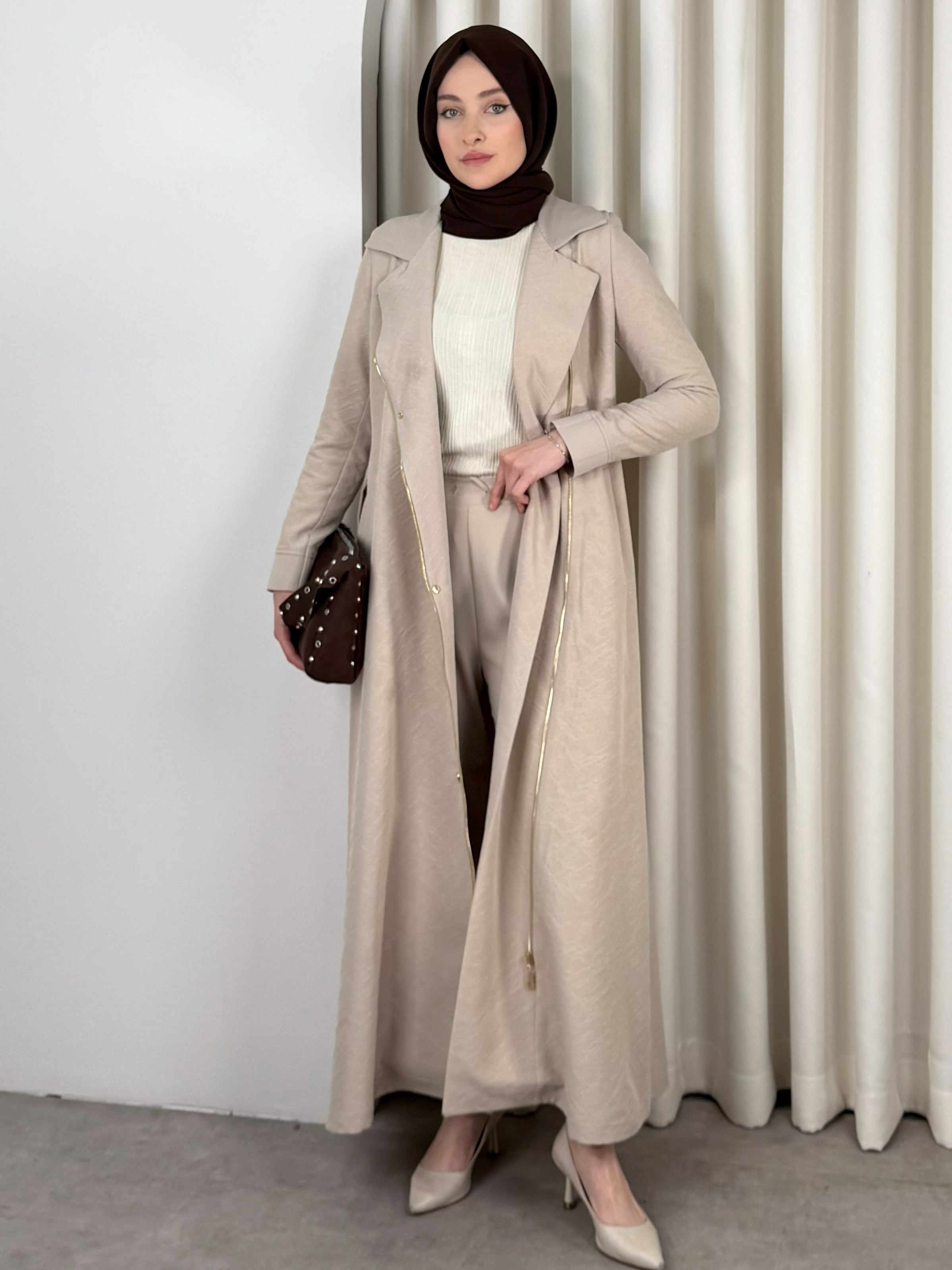 LİSA TRENCH BEJ