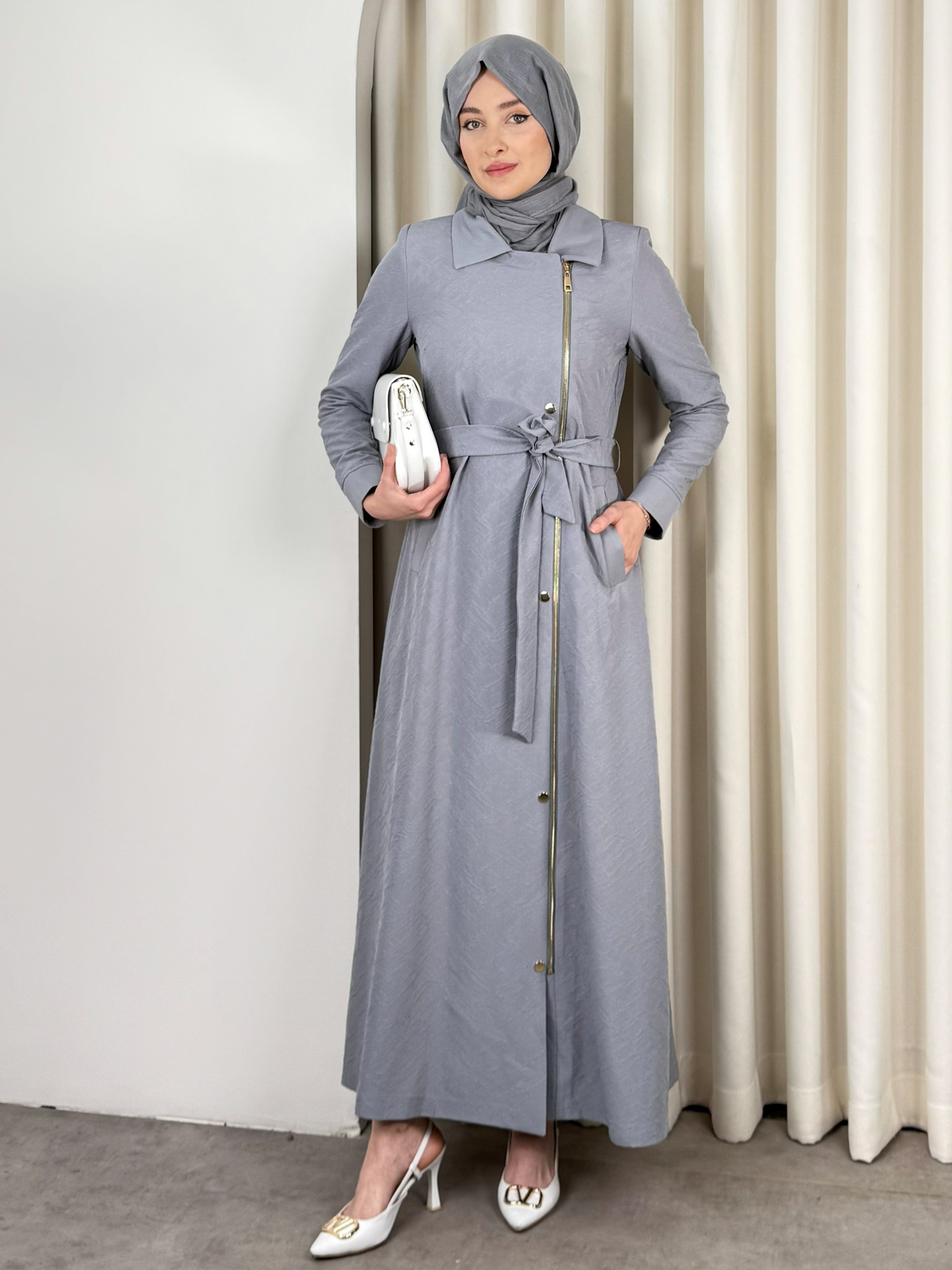 LİSA TRENCH MAVİ