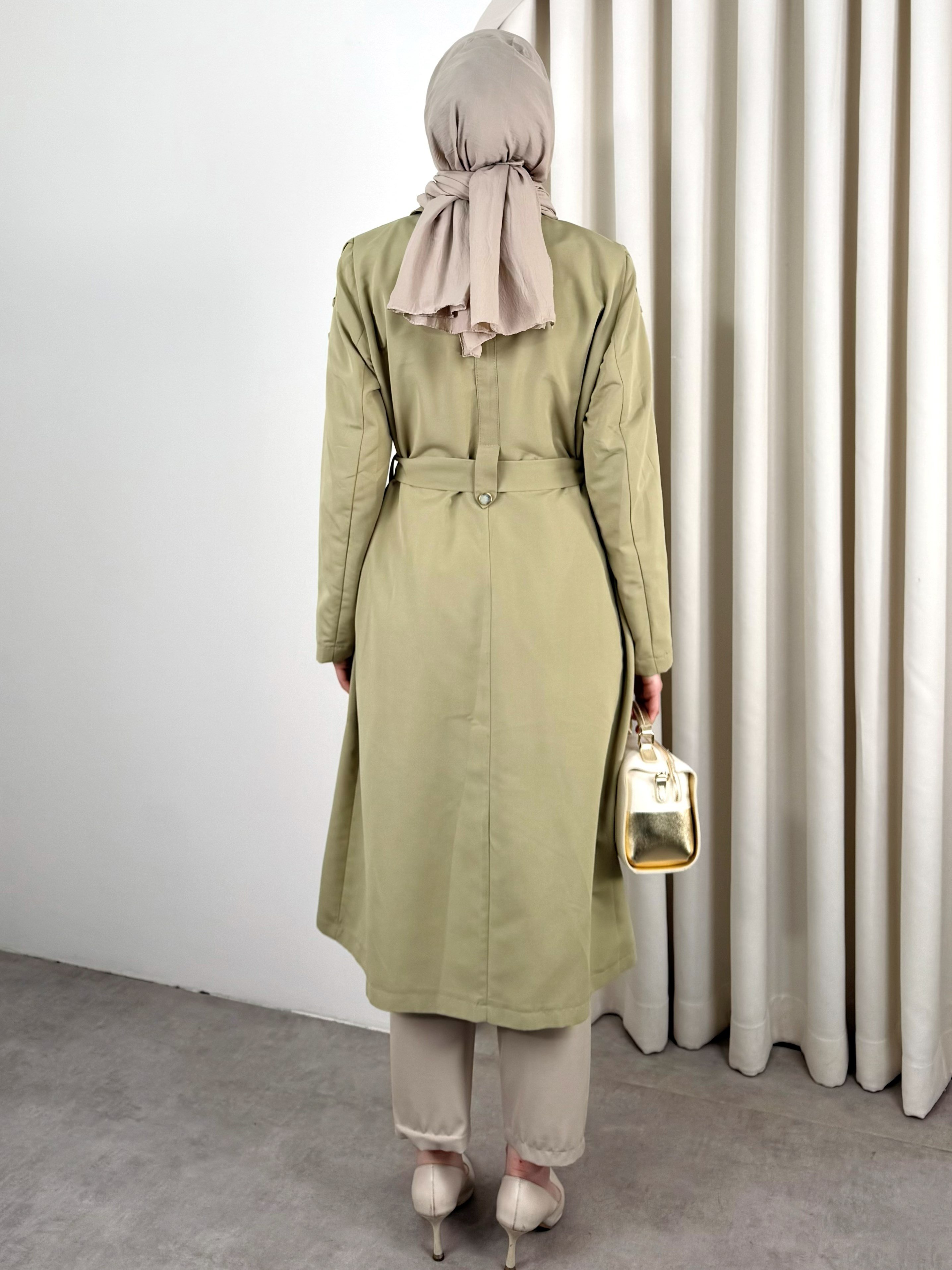 MONO TRENCH HAKİ
