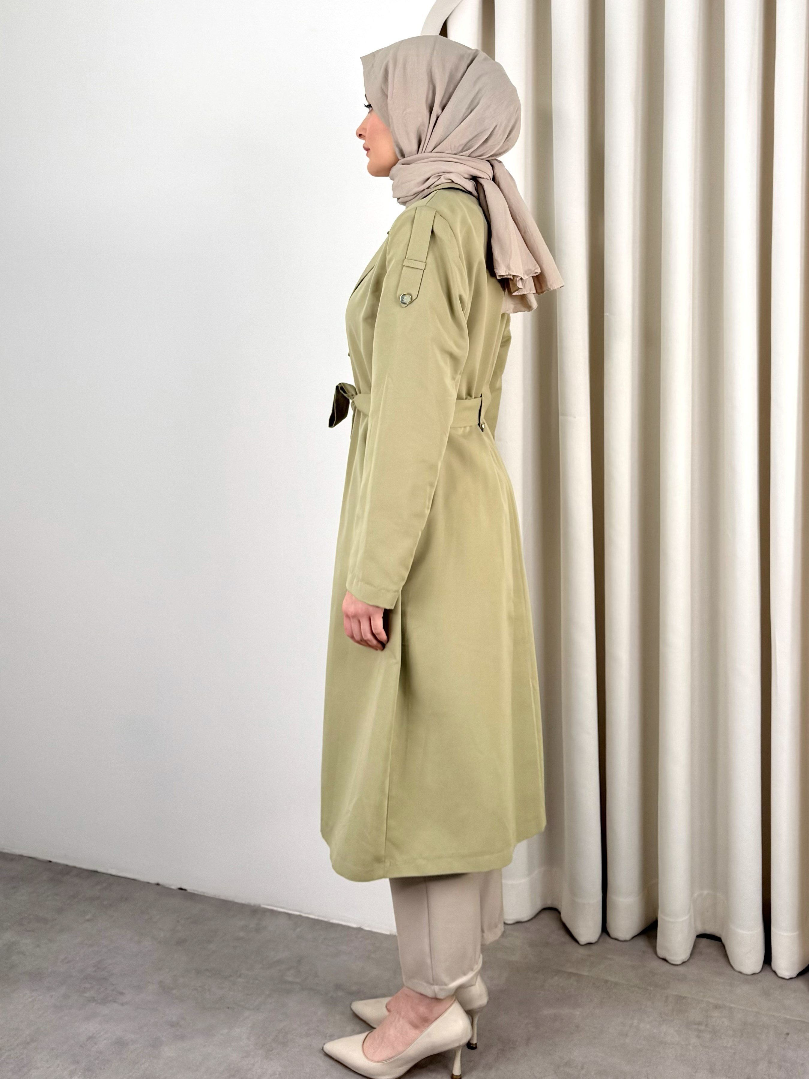 MONO TRENCH HAKİ