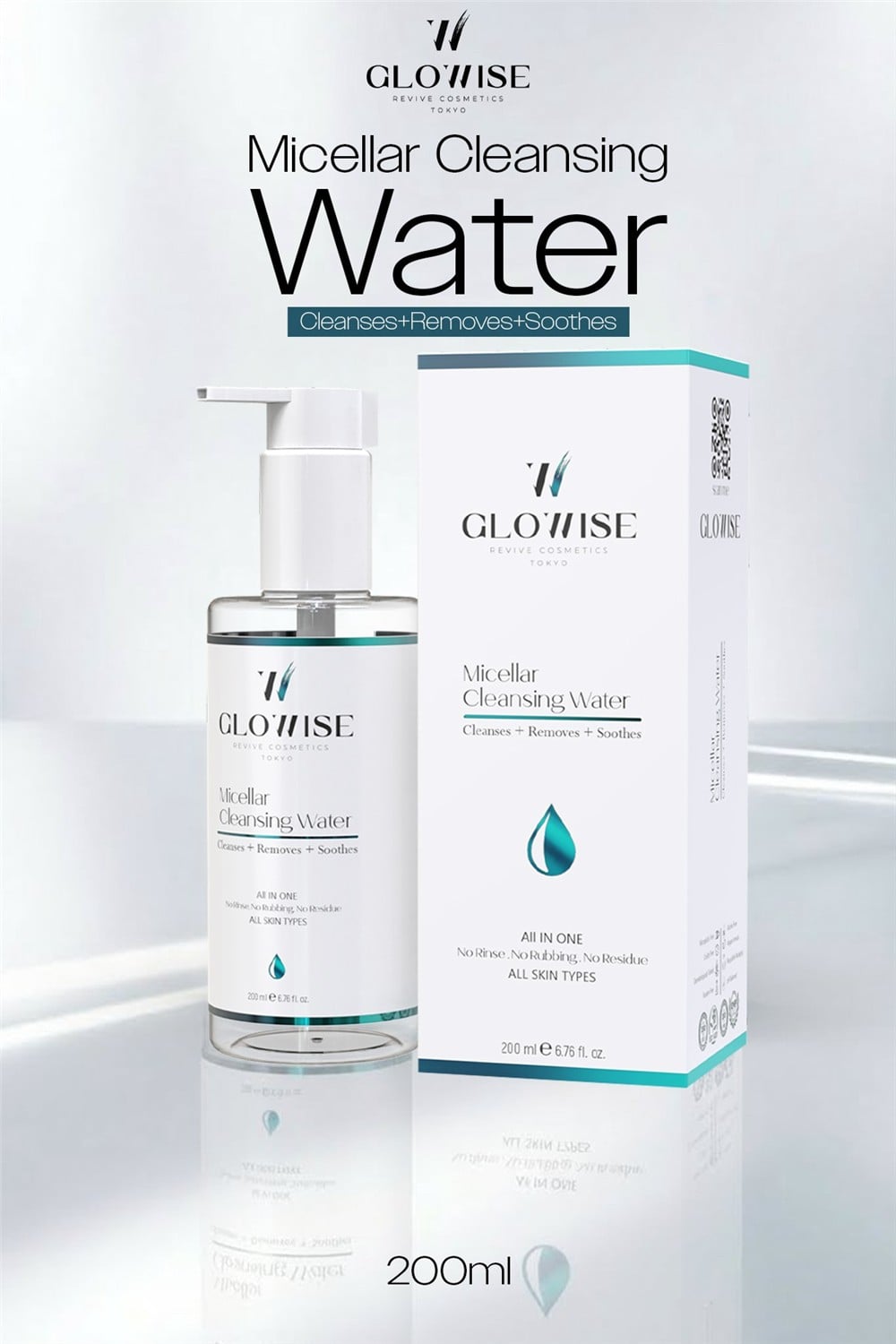 Glowise Micellar Makyaj Temizleme Suyu 200 ml