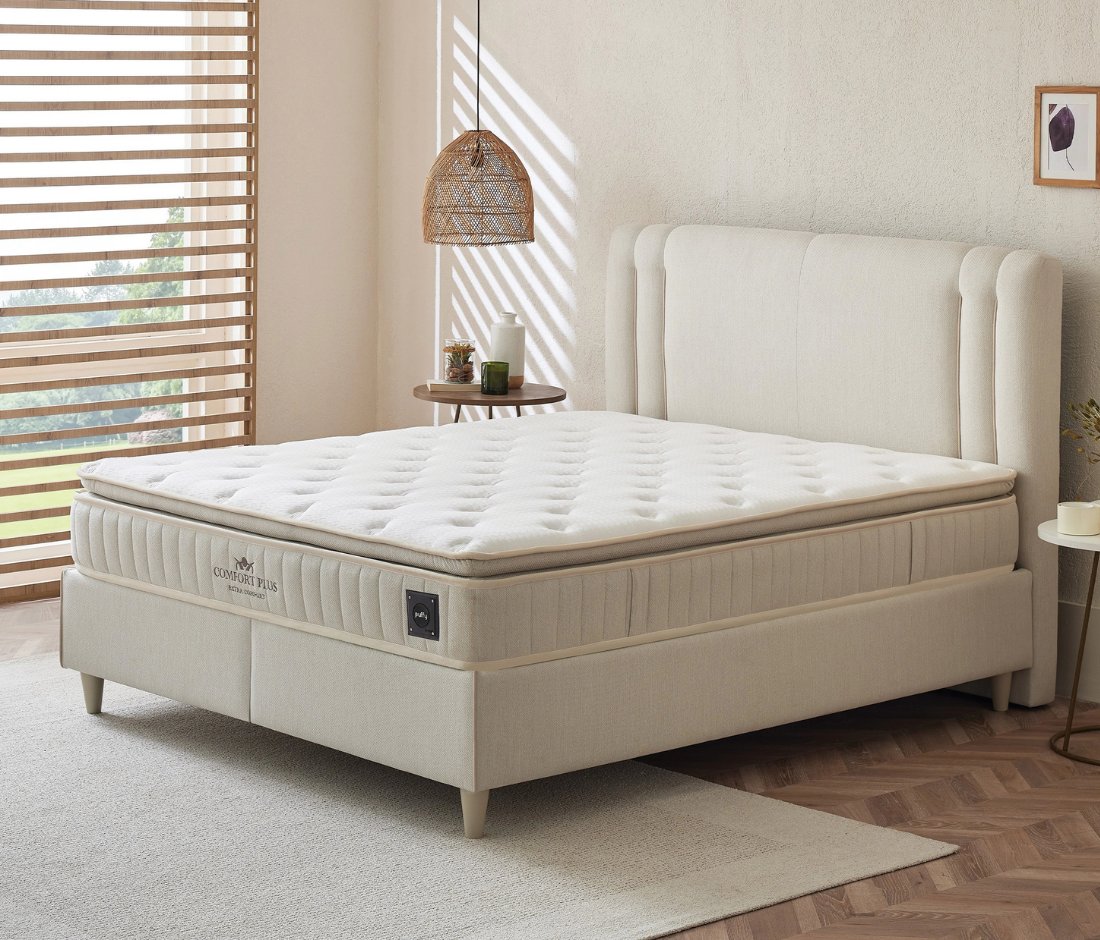 Puffy Comfort Plus V.2 Yatak Baza Başlık 3'lü Set