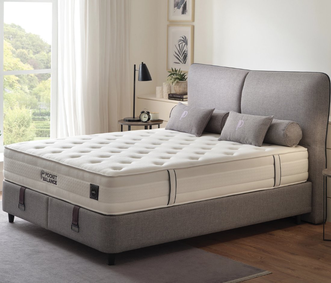 Puffy Pocket Balance Yatak Baza Başlık 3'lü Set