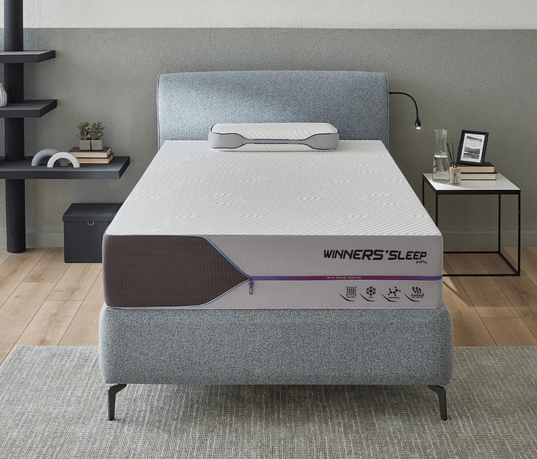 Puffy Winners' Sleep Yatak Baza Başlık 3'lü Set