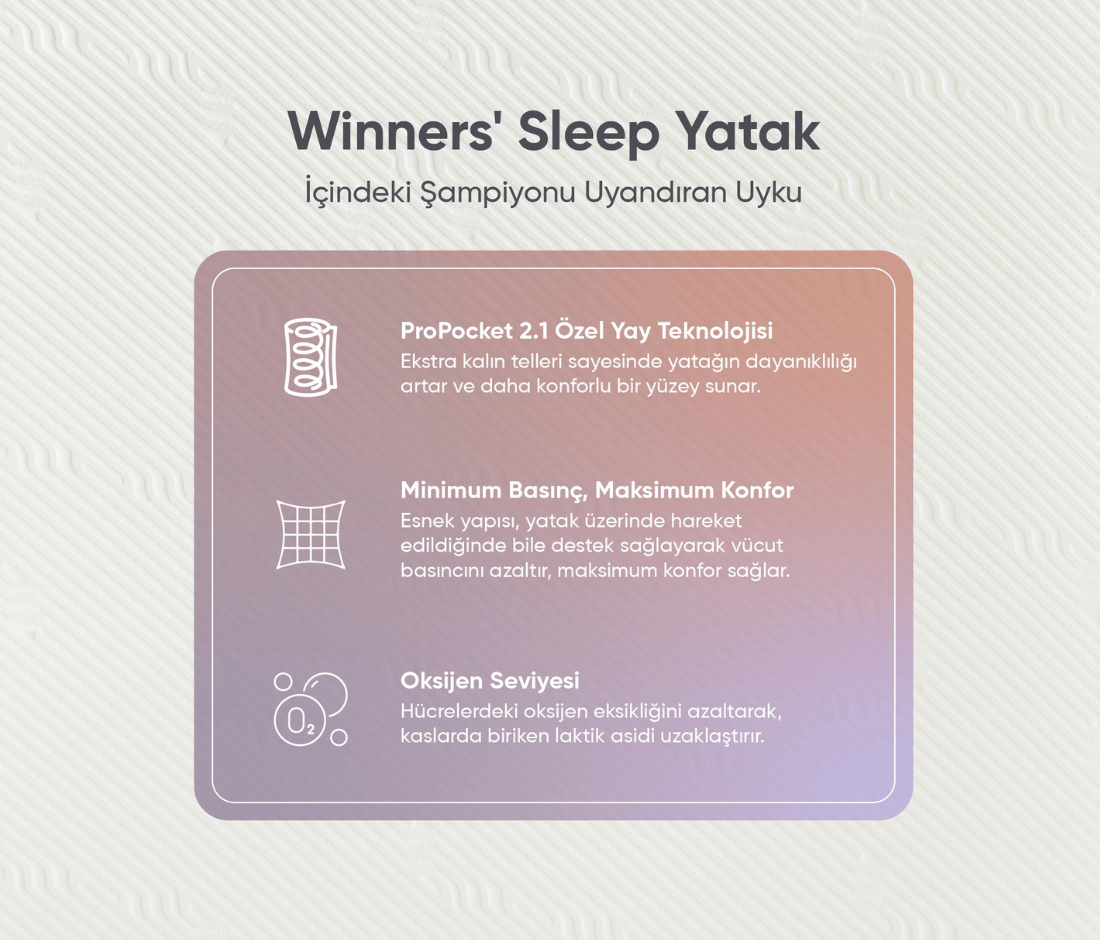Puffy Winners' Sleep Yatak Yastık Hediyeli