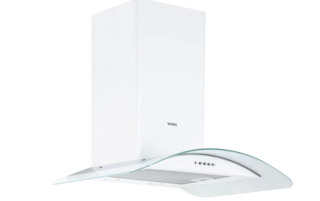 Vestel AD-6011 B Beyaz Duvar Tipi Davlumbaz
