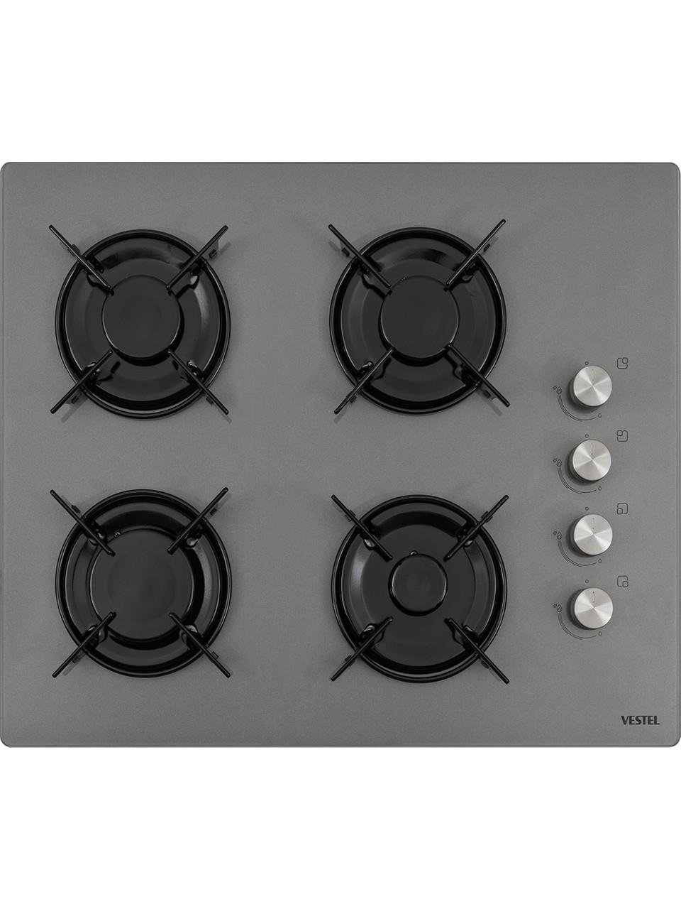 Vestel AO-65104 G-DG 65 cm 4 Gözü Gazlı Ankastre Ocak