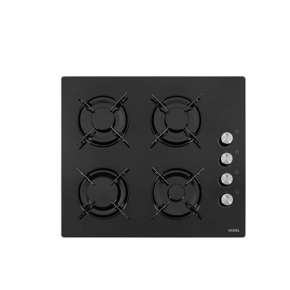 Vestel AO-65104 S-DG 65 cm 4 Gözü Gazlı Ankastre Ocak