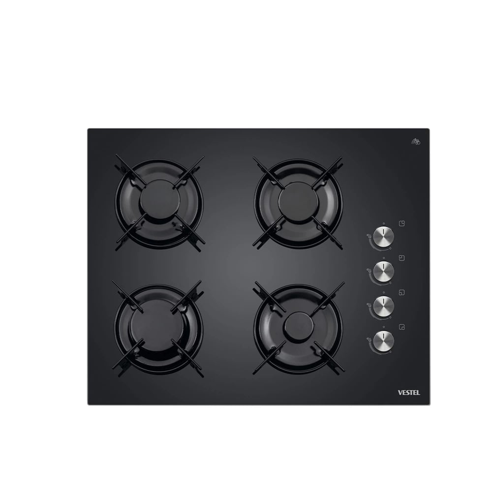 Vestel AO-65104 S-DG-T 65 cm 4 Gözü Gazlı Ankastre Ocak