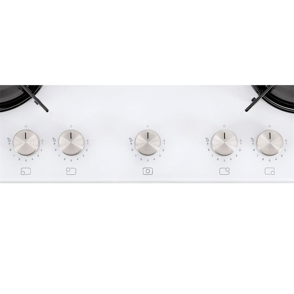 Vestel AO-71159 YB-W Wok Gözlü Beyaz Cam Ankastre Ocak