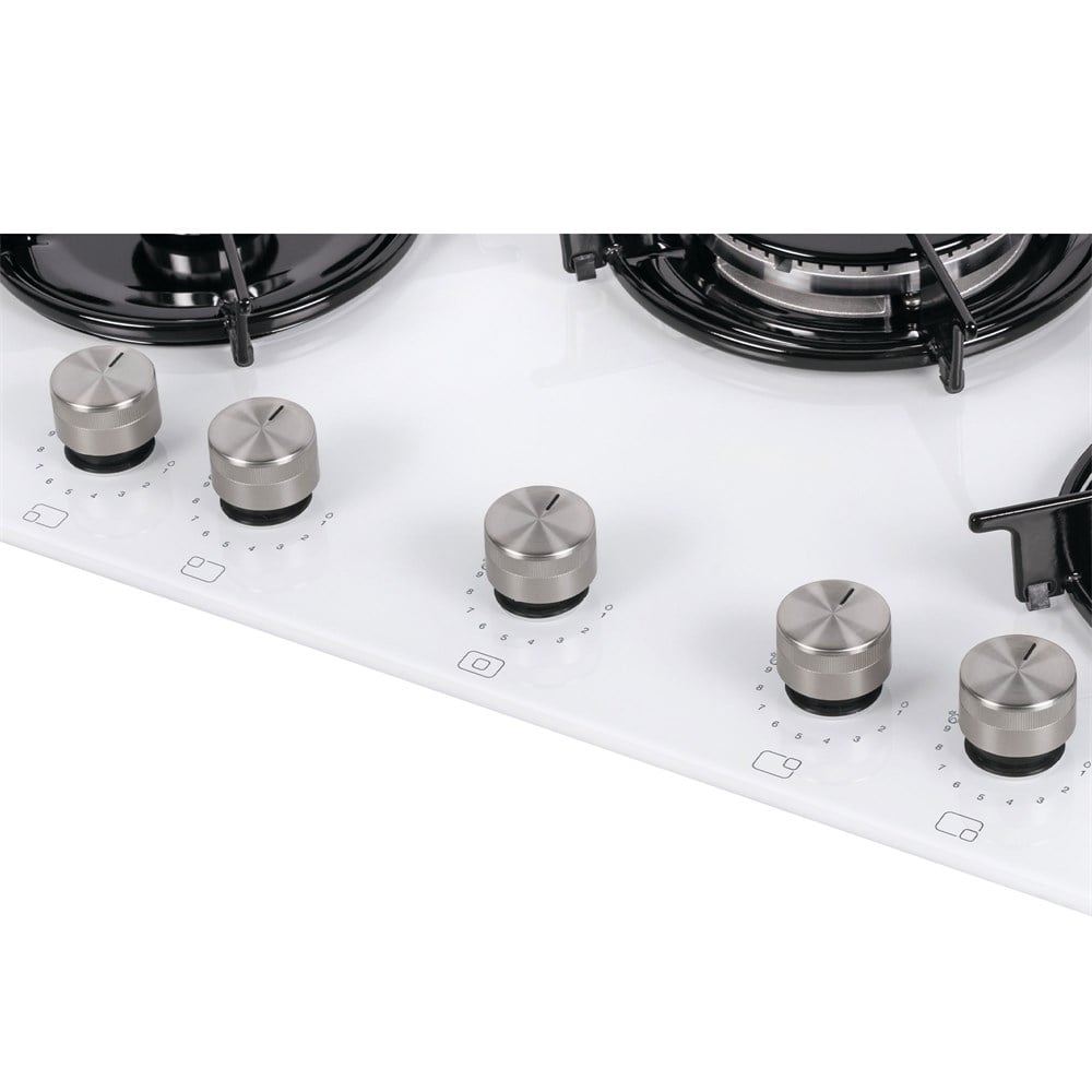 Vestel AO-71159 YB-W Wok Gözlü Beyaz Cam Ankastre Ocak