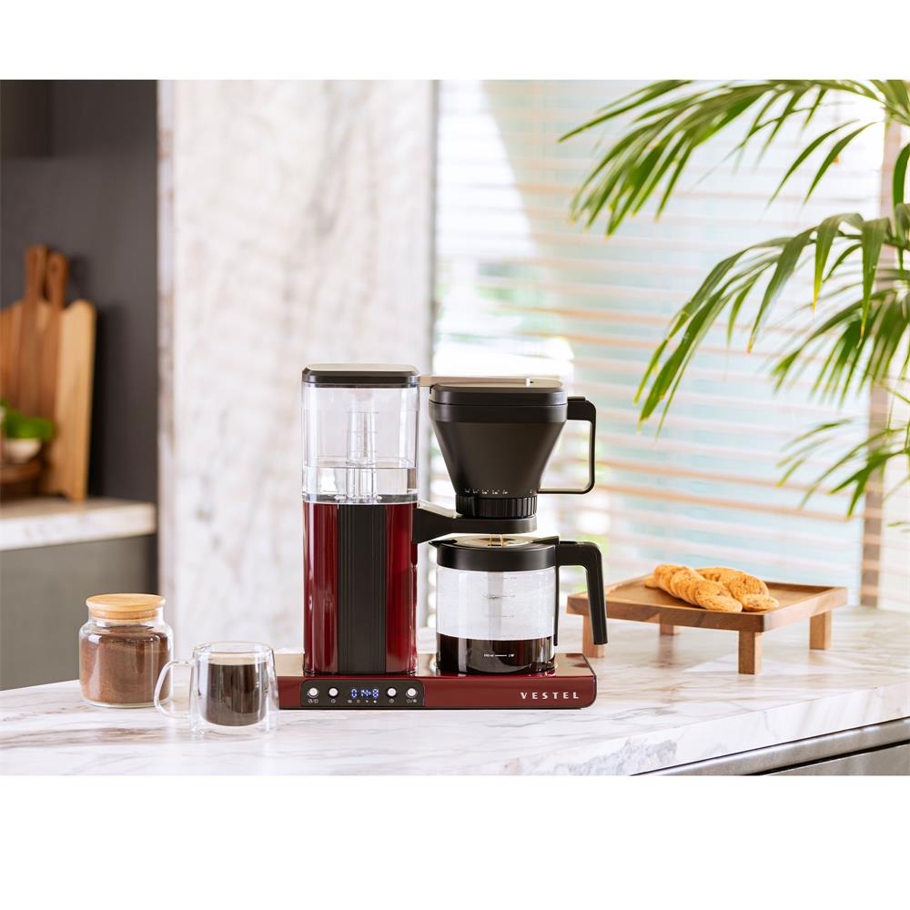 Vestel Brew 50 Retro Bordo Filtre Kahve