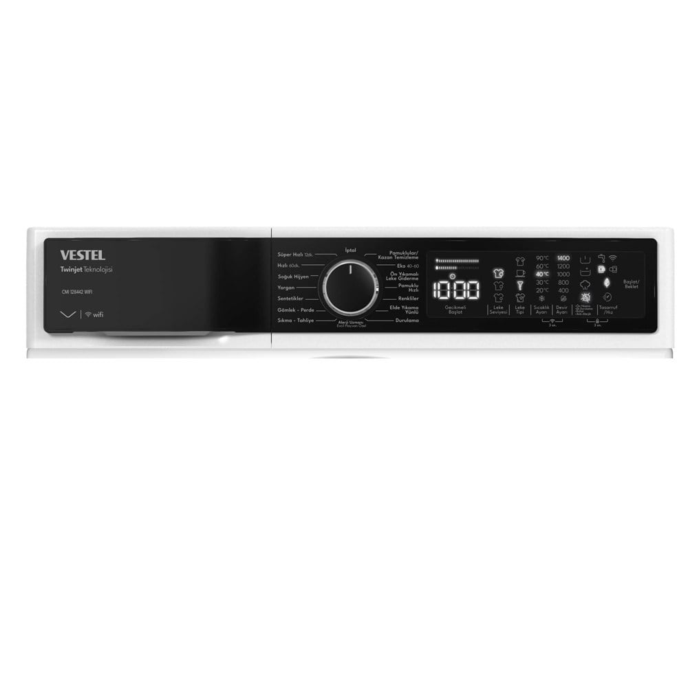 Vestel CMI 128442 WIFI 12 Kg 1400 Devir Çamaşır Makinesi