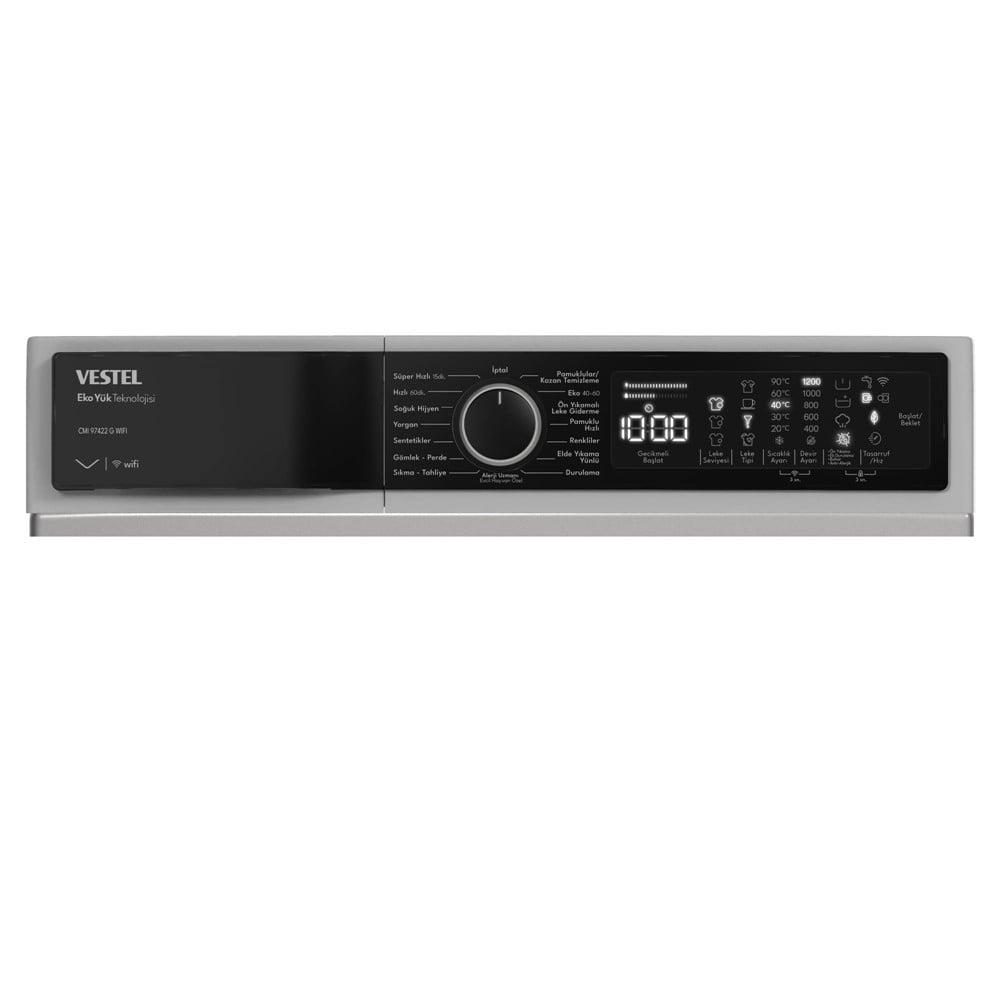 Vestel CMI 97422 G WIFI 9 Kg 1200 Devir Çamaşır Makinesi