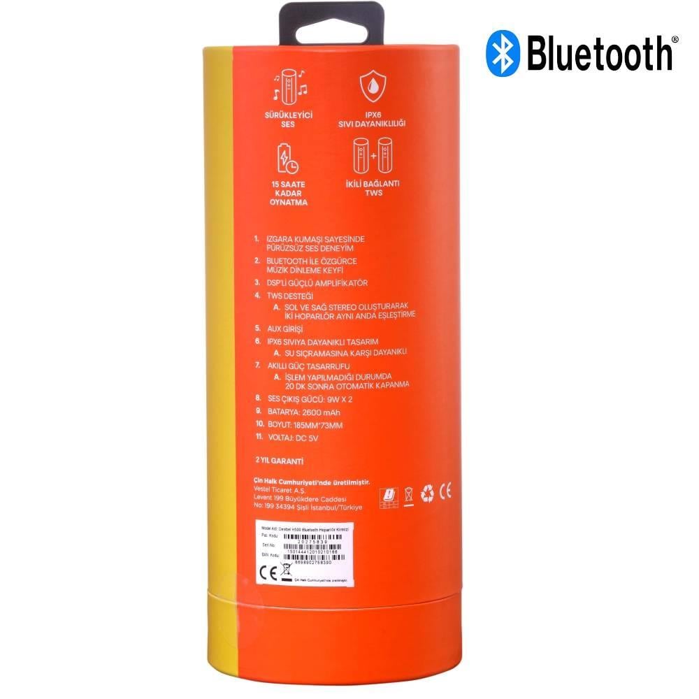 VESTEL Desibel H500 Bluetooth Hoparlör Kırmızı