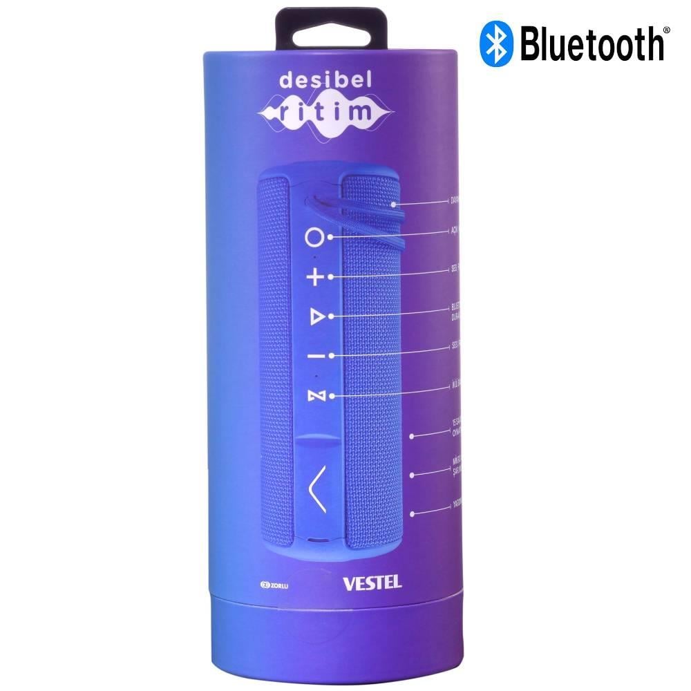 VESTEL Desibel H500 Bluetooth Hoparlör Mavi