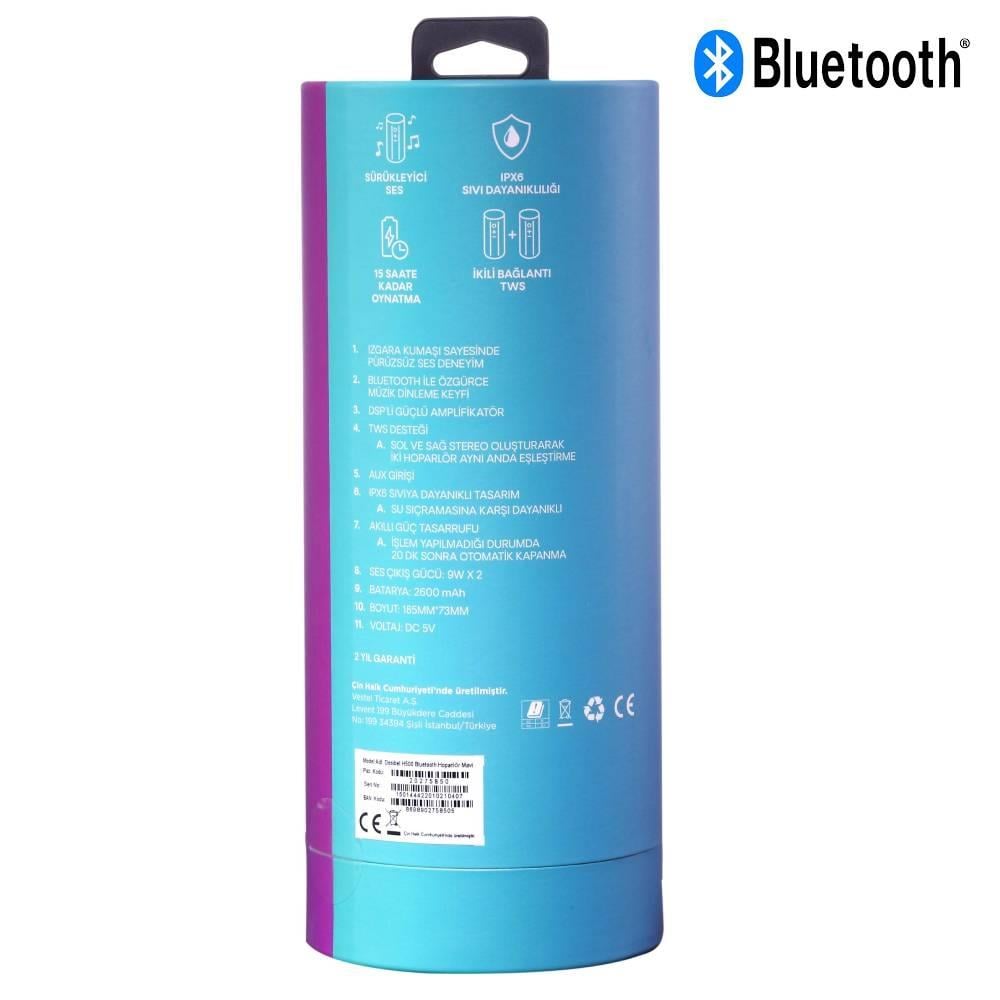 VESTEL Desibel H500 Bluetooth Hoparlör Mavi