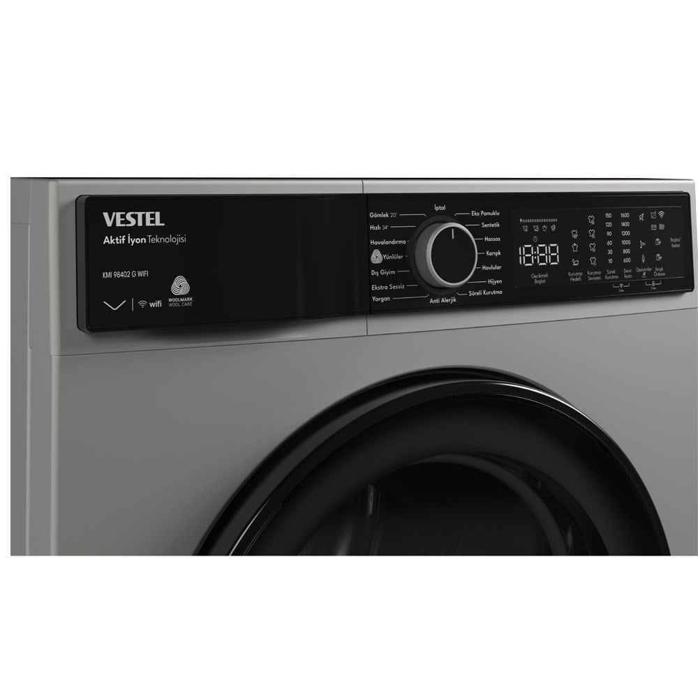 Vestel KMI 98402 G WIFI 9 Kg Kurutma Makinesi