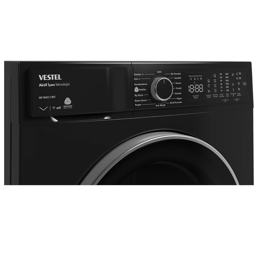 Vestel KMI 98402 S WIFI 9 Kg Kurutma Makinesi