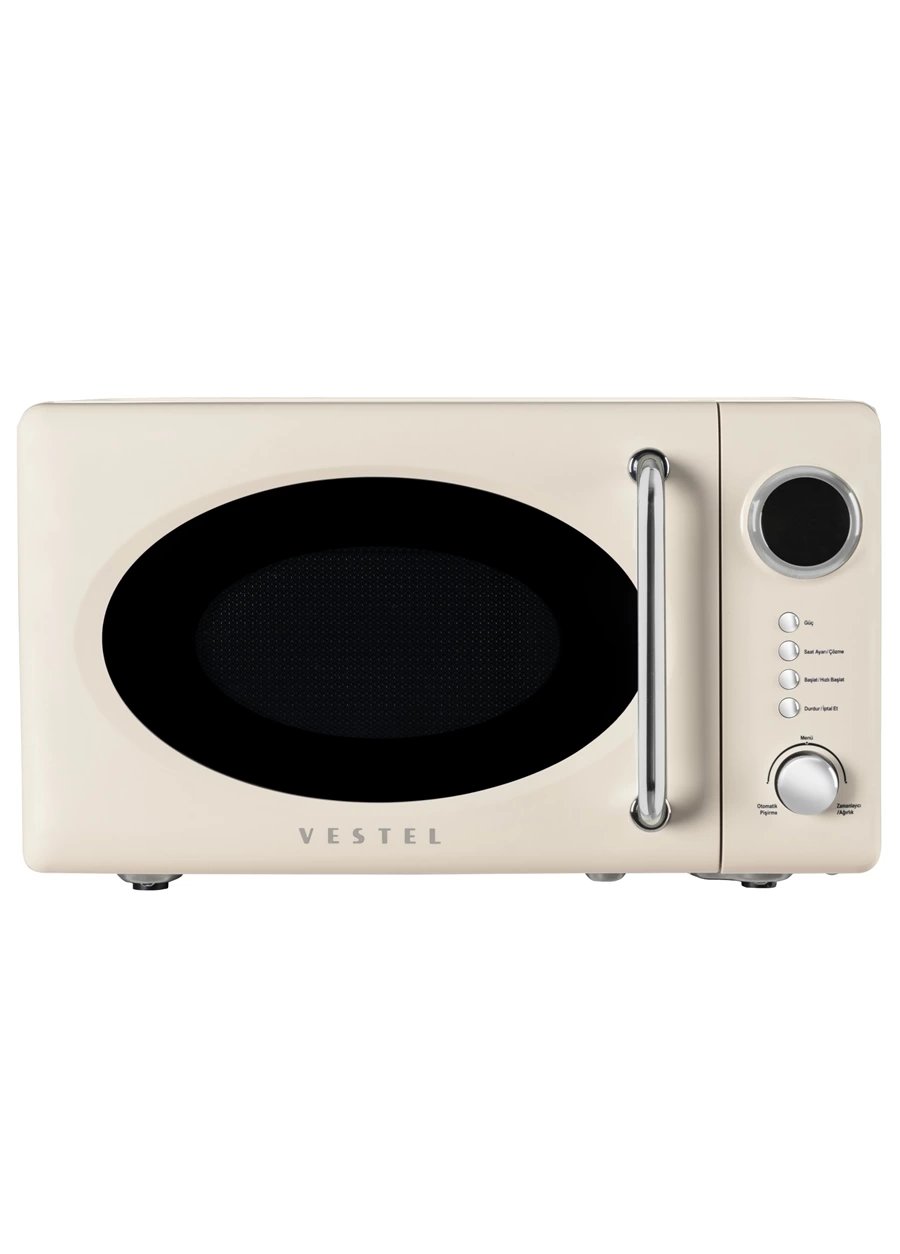 Vestel MD 20 YD Retro Bej Mikrodalga Fırın