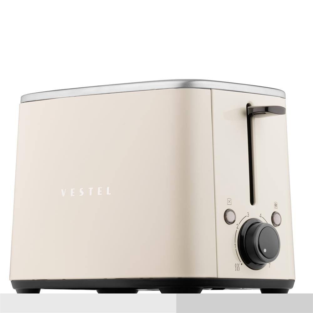 Vestel Retro Bej Ekmek Kızartma Makinesi