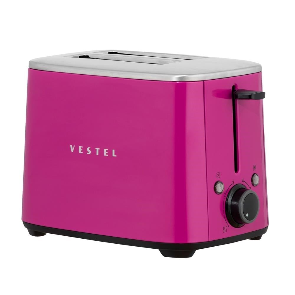 Vestel Retro Pembe 2 Dilim Ekmek Kızartma Makinesi
