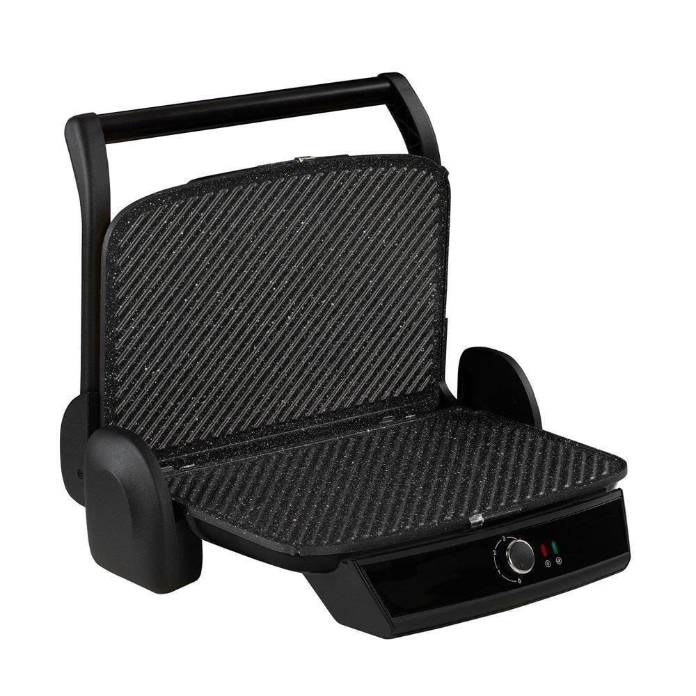 VESTEL RETRO T7000 SİYAH TOST MAKİNESİ