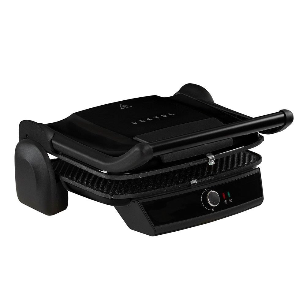VESTEL RETRO T7000 SİYAH TOST MAKİNESİ