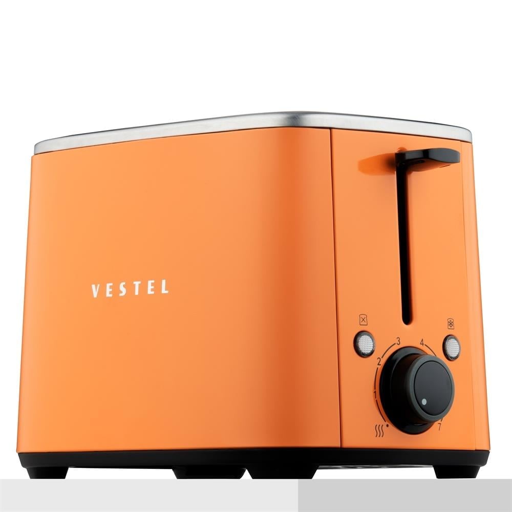 Vestel Retro Turuncu 2 Dilim Ekmek Kızartma Makinesi
