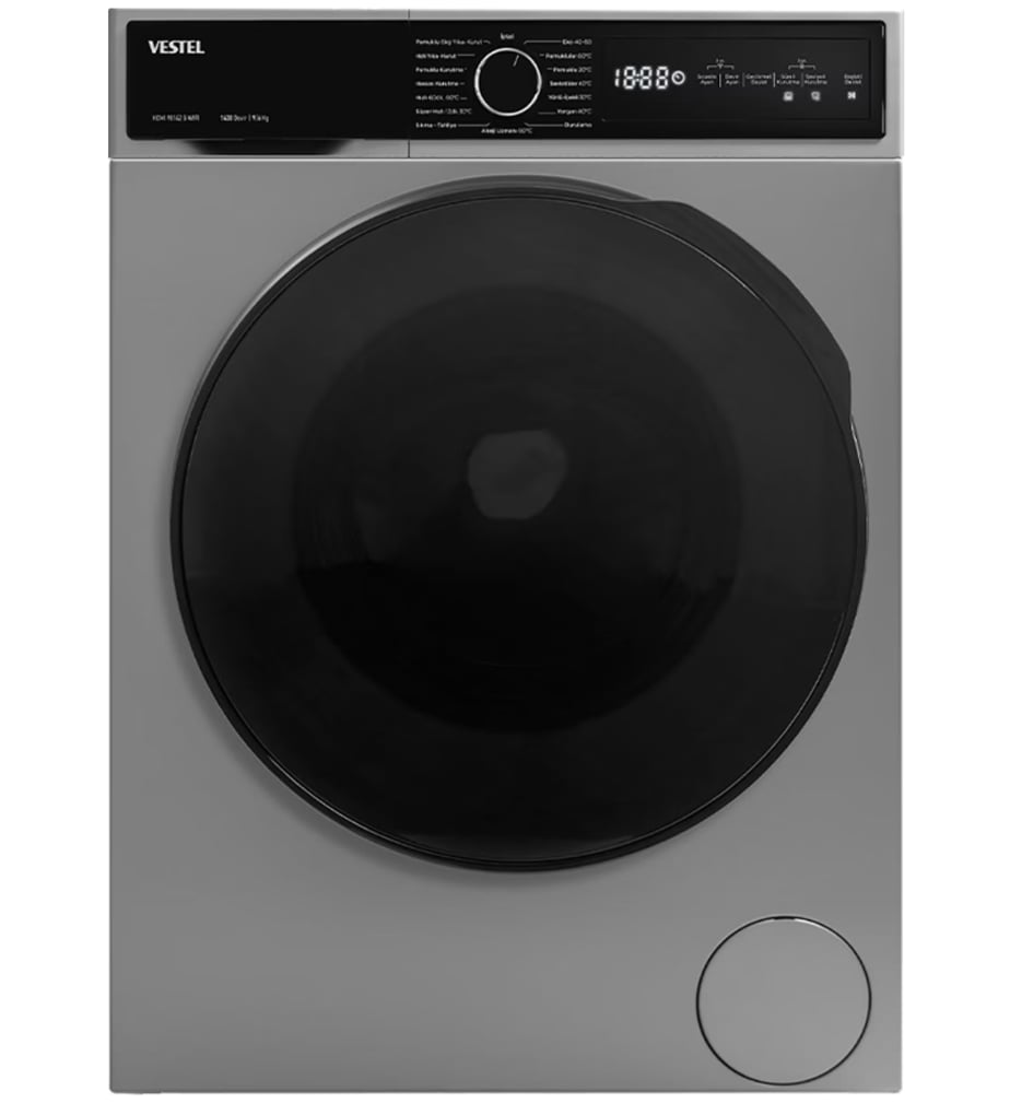 Vestel Revizyonlu KCMI 98142 G WiFi 1400 Devir 9 kg / 6 kg Kurutmalı Çamaşır Makinesi