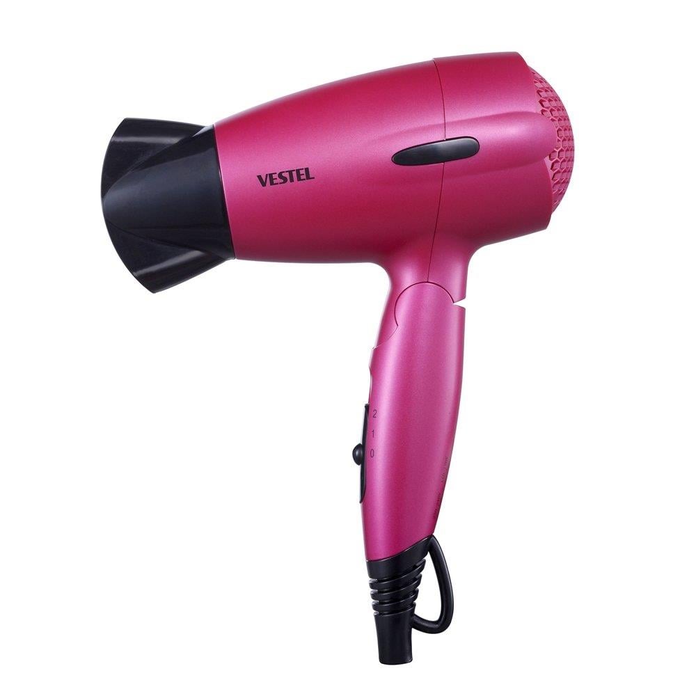 VESTEL VSK 1015 PEMBE SEYAHAT TİPİ SAÇ KURUTMA MAKİNESİ