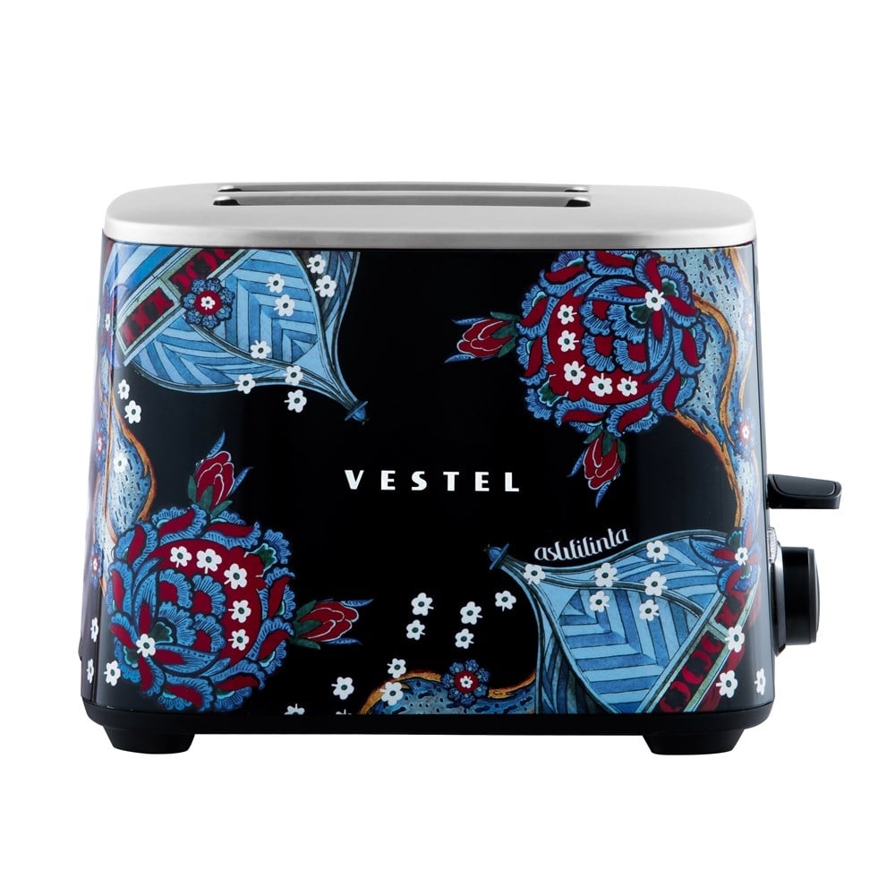 Vestel x Aslı Filinta Retro Siyah Çini Küçük Ev Aleti Set