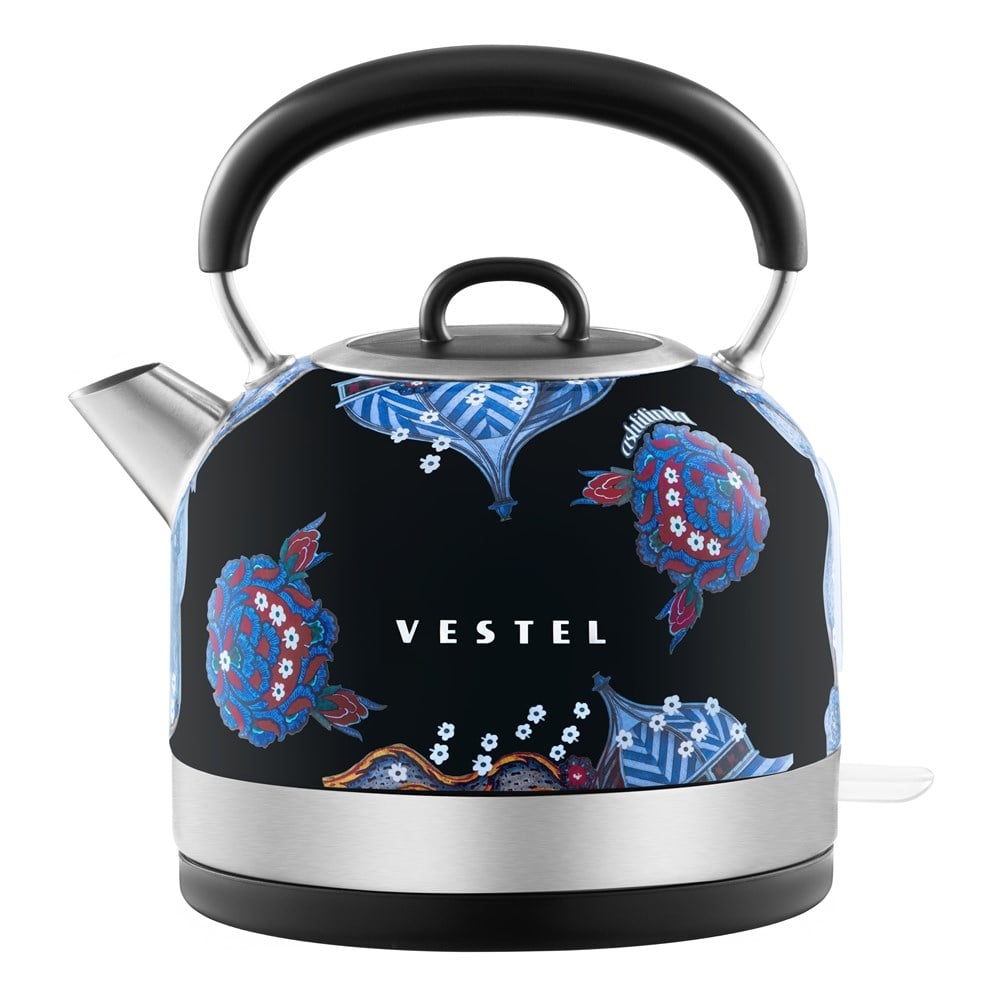 Vestel x Aslı Filinta Retro Siyah Çini Küçük Ev Aleti Set