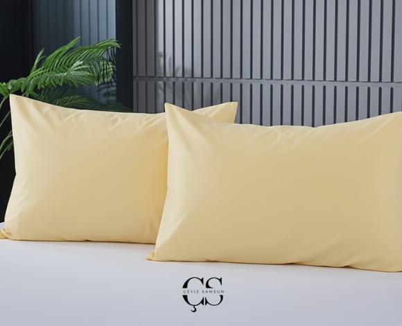 Yastık Kılıfı 50 x 70 cm - Sarı