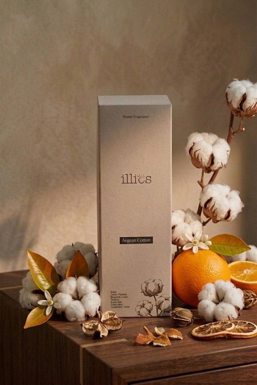 Aegean Cotton 130 ml Çubuklu Oda Kokusu