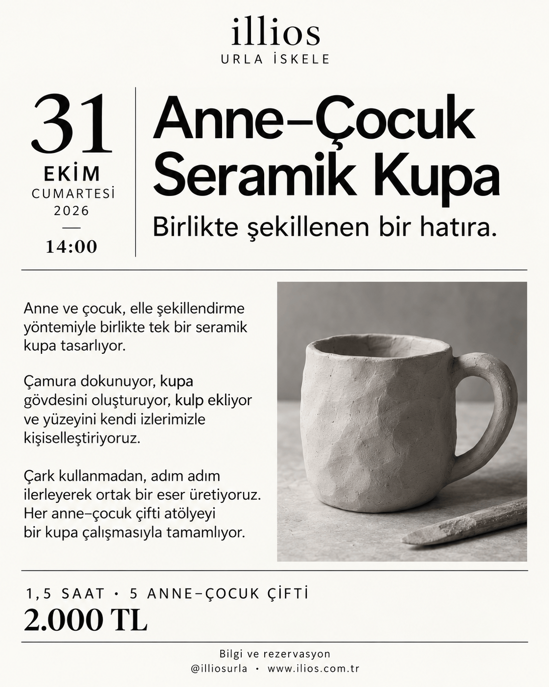 Anne Çocuk Seramik Atölyesi