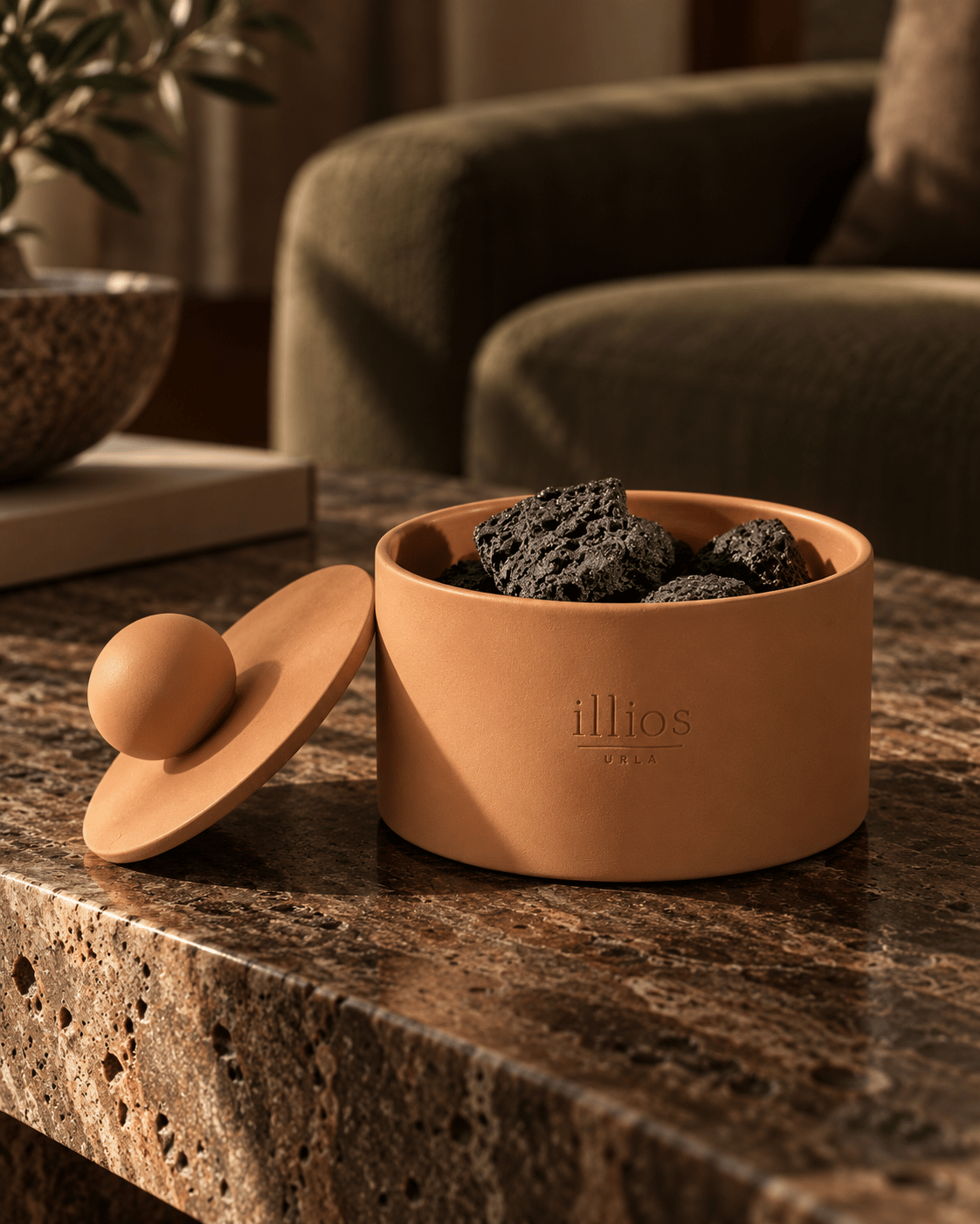 Ball Brown x Lava Stone