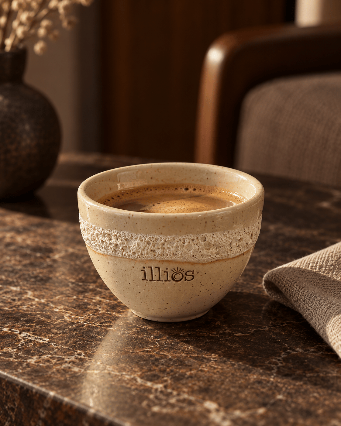 Bej V Krater Mug 