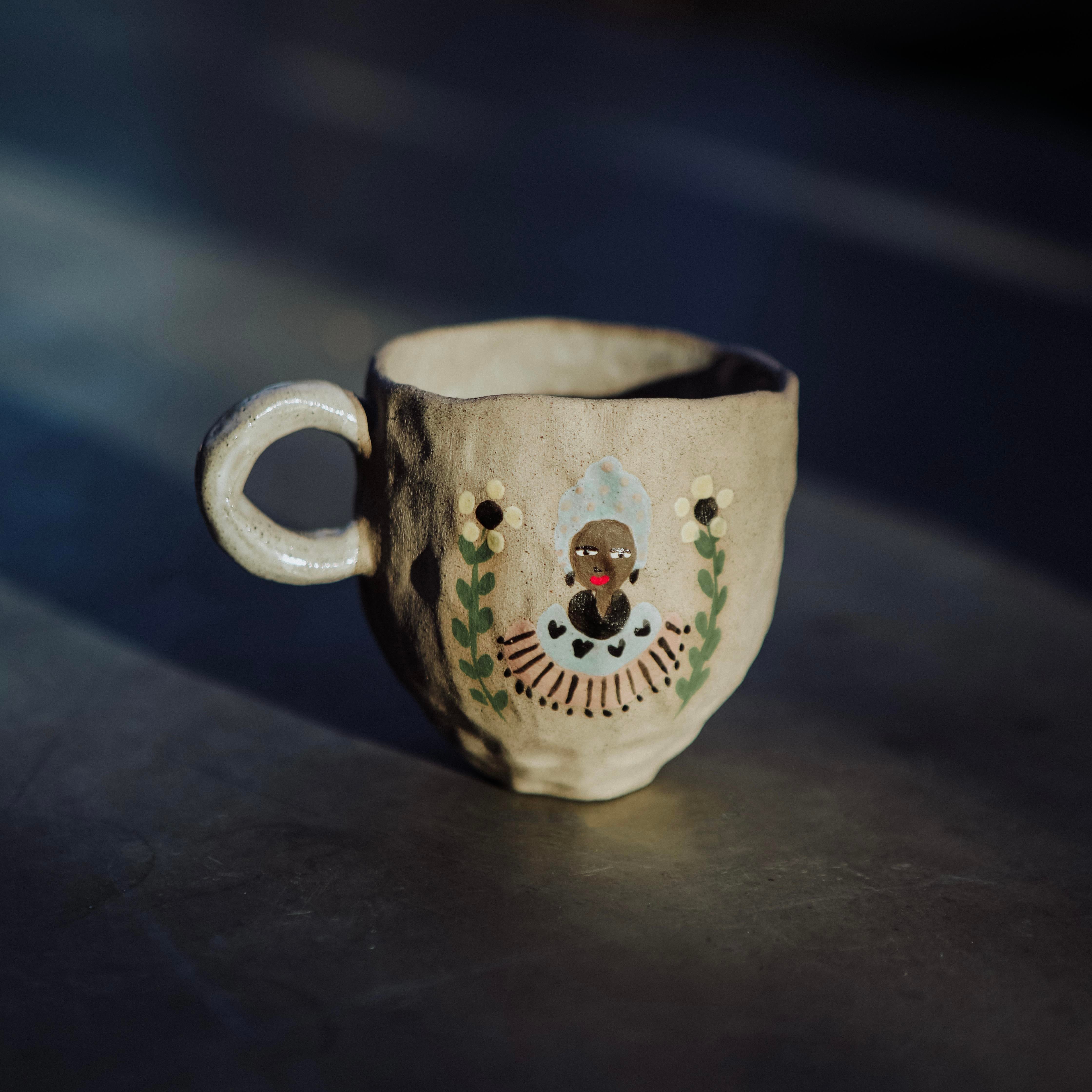 Buf Afro Mug- Saplı