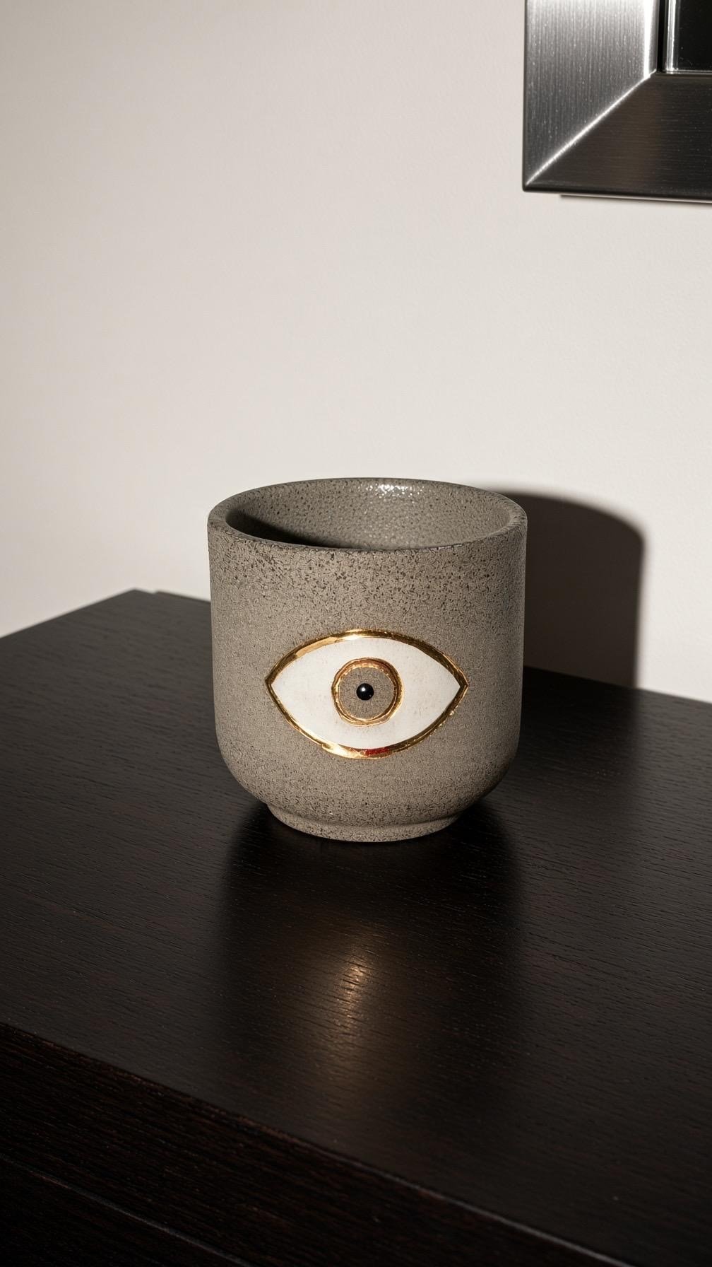 Nazar -Eye Gri Mug 