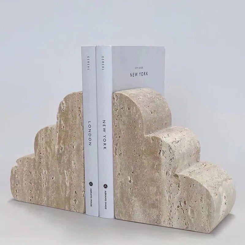 Traverten W Kitap Tutucu